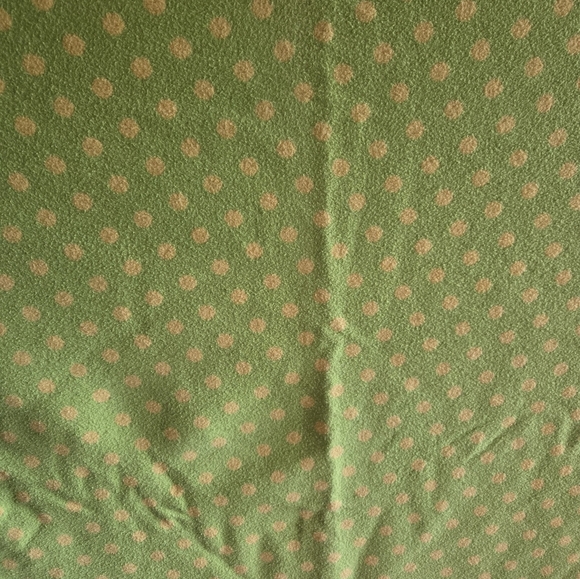 Pine Cone Hill Green and Yellow Polkadot Blanket - Picture 2 of 6